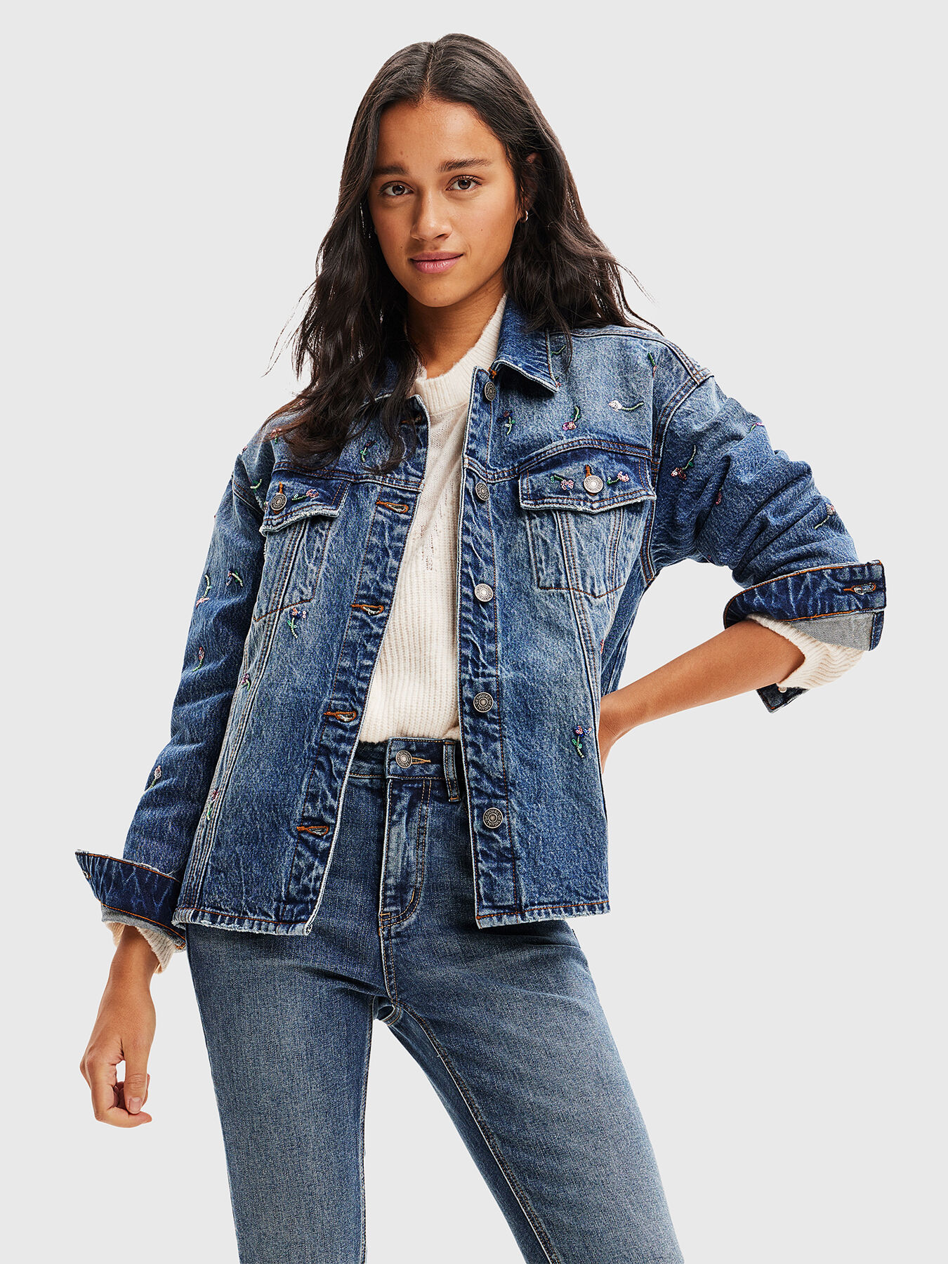 Desigual denim cheap jacket sale