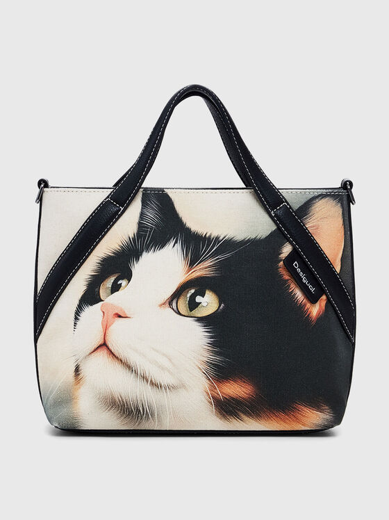 Printed textile shopper bag - 1
