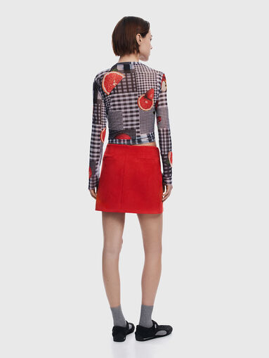 Long sleeve blouse with print - 3