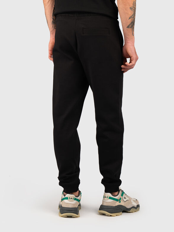 Black sports trousers with ties - 2