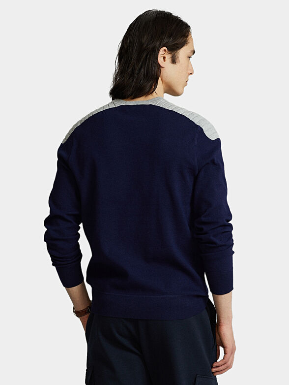 Sweater with shoulder accent - 4