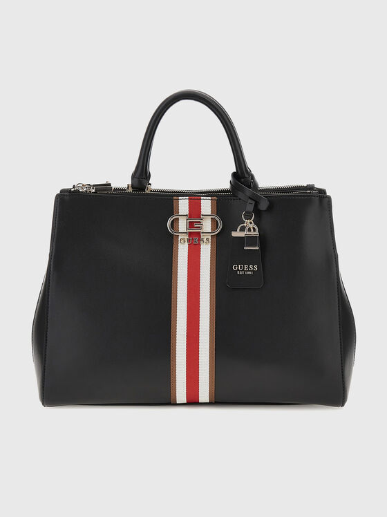 NELKA bag with contrast stripe and logo accent - 1