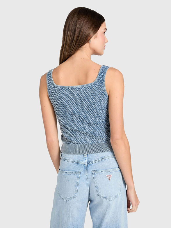 LYLAH top with interwoven motif  - 3