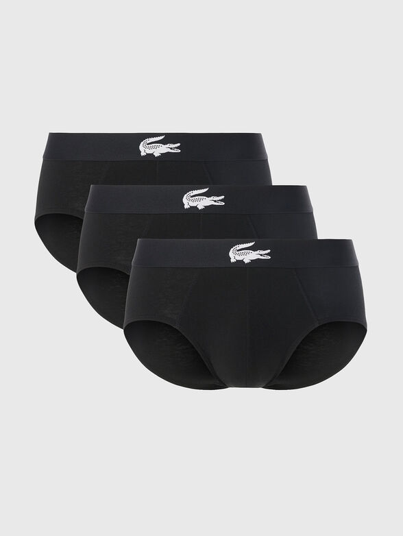 3 Pack black briefs - 4