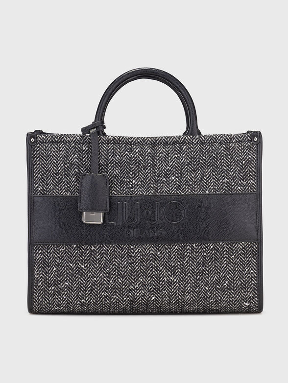 Bag  from eco leather and textile - 1