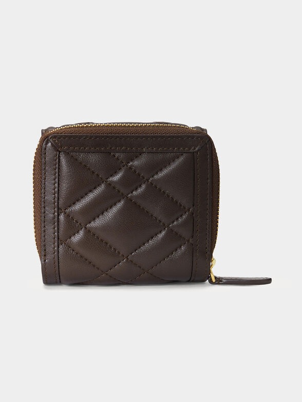 Brown logo accent purse - 2