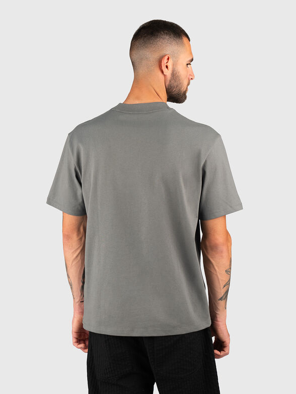 Oversized T-shirt with oval neckline - 3