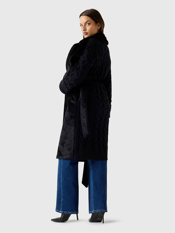 Midi faux fur coat - 3