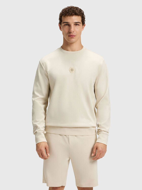 Grey sweatshirt with logo - 1