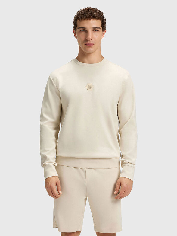 Grey sweatshirt with logo - 1