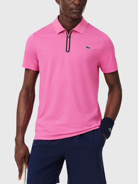 Pink polo shirt - 1