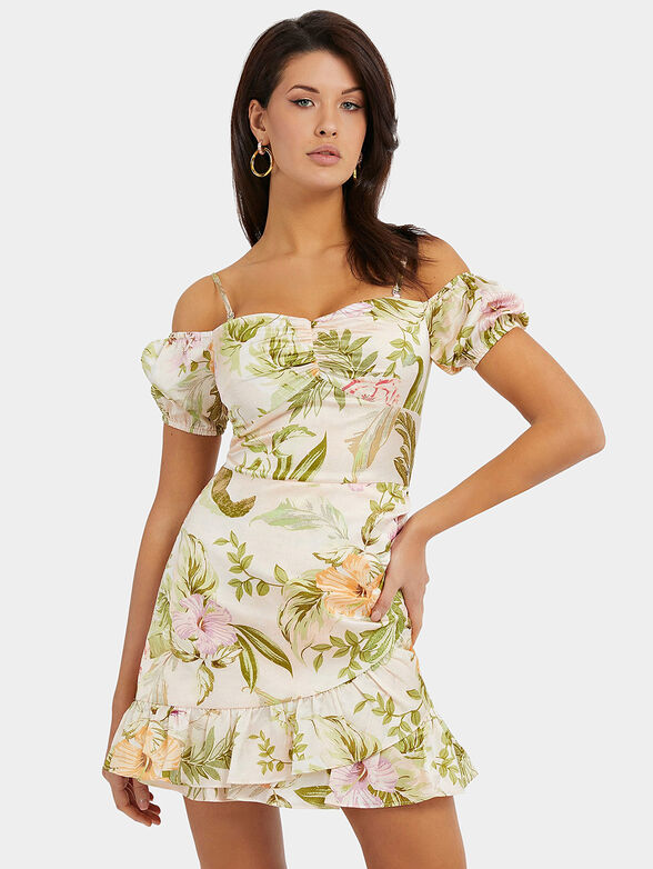 ALVA mini dress with floral print - 1