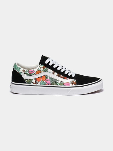 Sneakers with floral print - 1