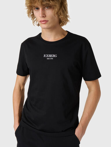 Black cotton T-shirt with Looney Tunes - 4