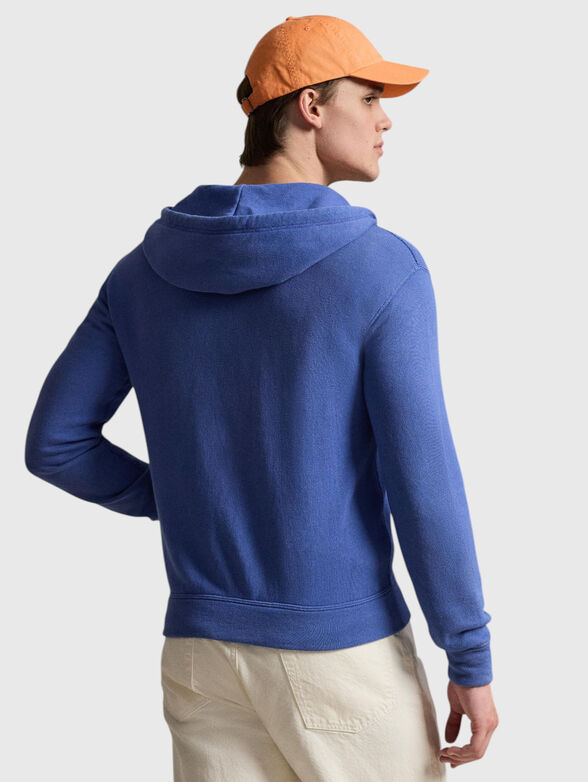 Sweatshirt with hood and zip - 3