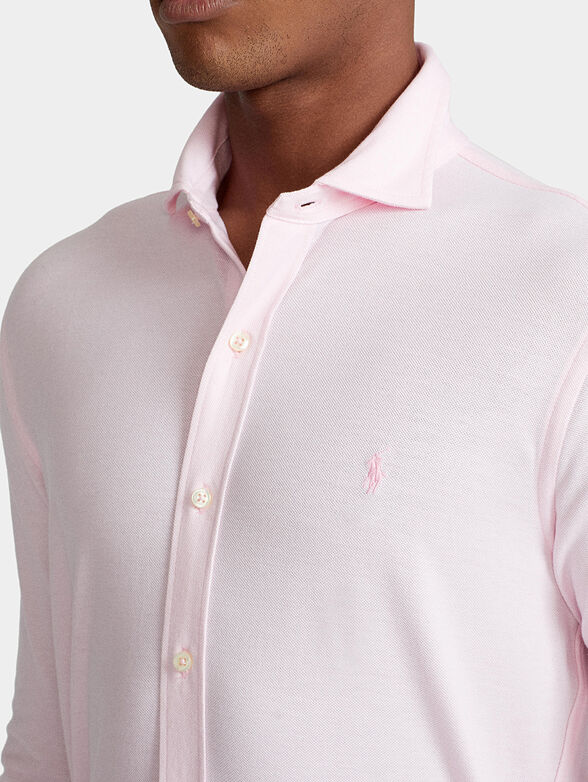 Pink cotton shirt - 2