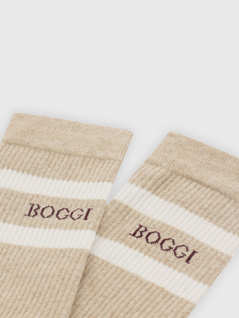 Logo striped socks - 3