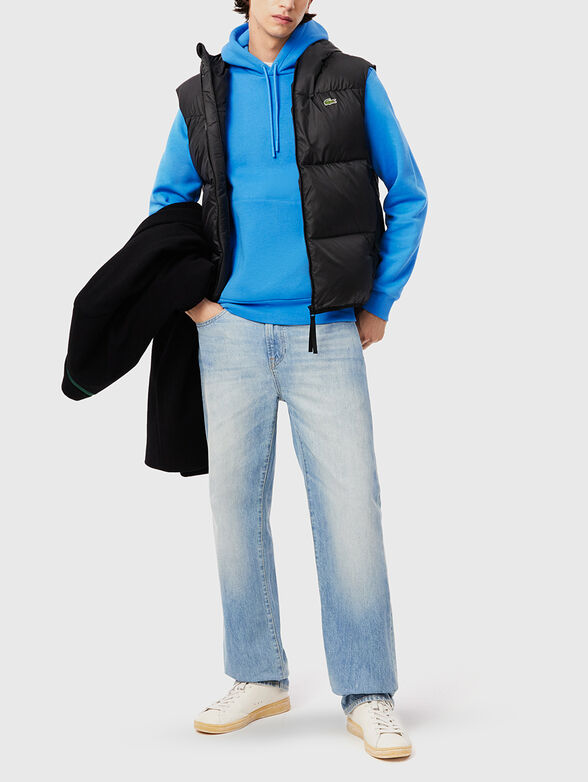 Hooded sweatshirt with logo accent - 2