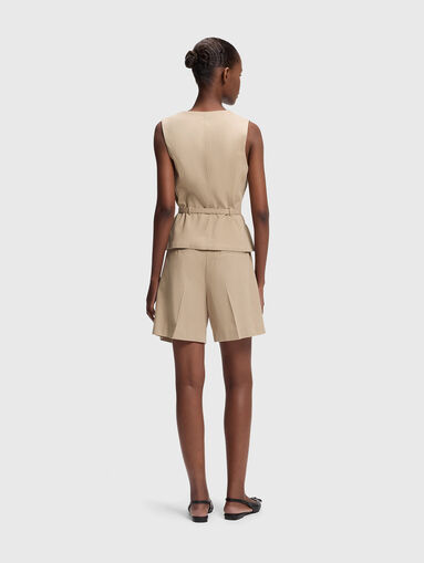 AHELLA vest with a V-neck - 3