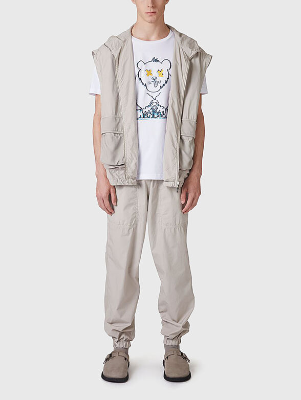 Cotton T-shirt with print - 2