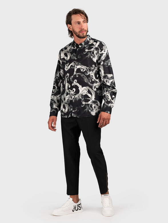 Shirt with contrasting print - 2