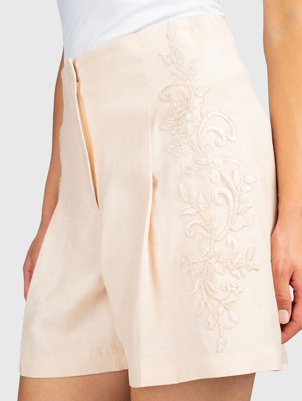 Embroidered shorts  - 3