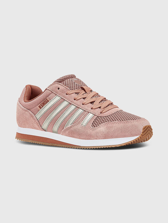 GRANADA pink sports shoes with laces - 2