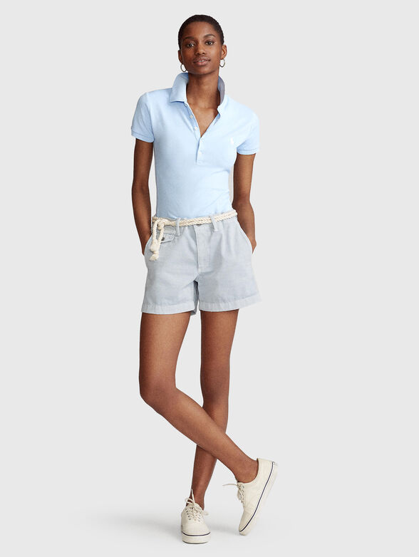 JULIE Polo shirt in light blue - 2