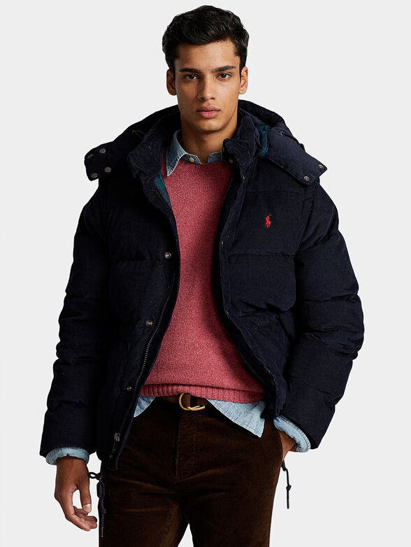 Padded jacket with detachable sleeves - 1