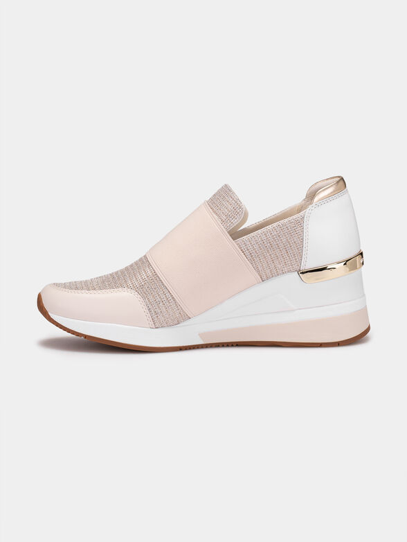 FELIX slip-on shoes in pale pink color - 4