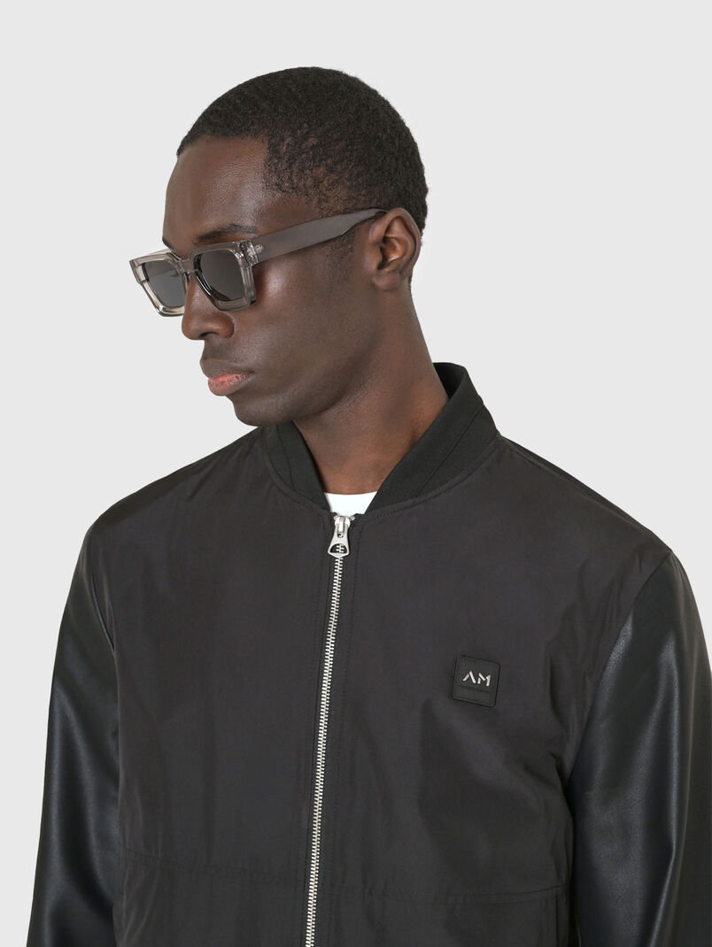 Bomber jacket with logo detail - 3