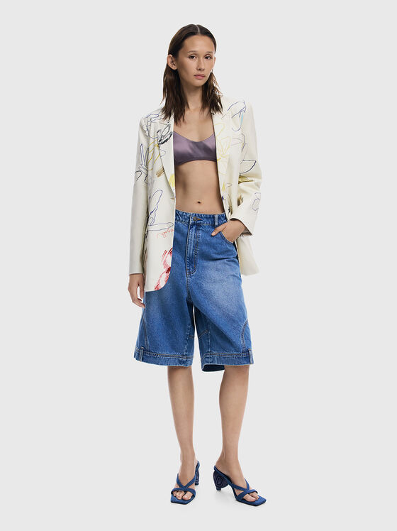 Сако с арт принт - 2