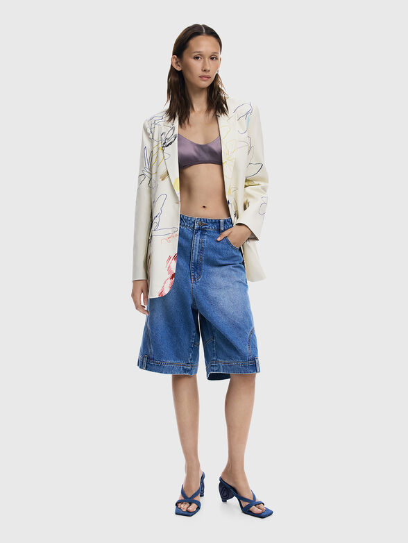 Art print blazer - 2