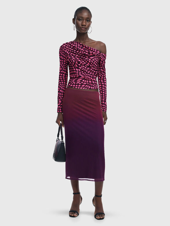 One shoulder blouse - 2