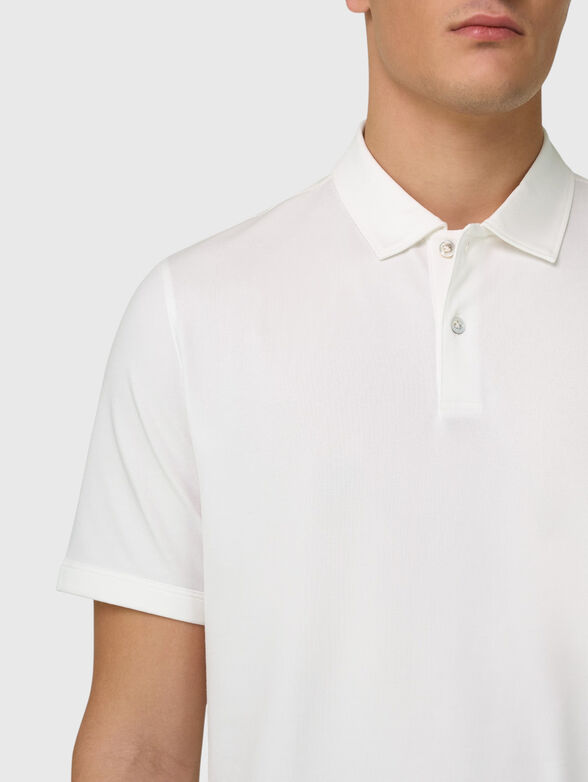 Polo shirt in white - 4