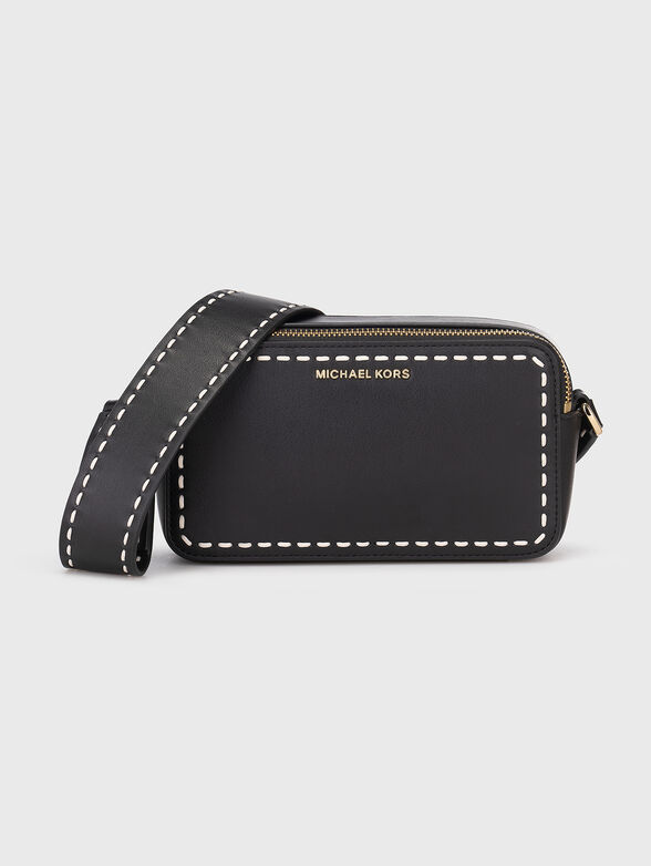 Crossbody bag with contrast stitching - 1