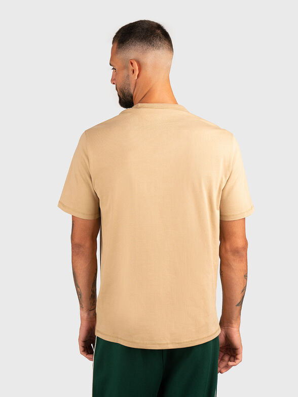 Crew neck T-shirt with logo embroidery - 3