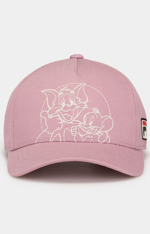 WARNER BROS pink cap brand FILA —