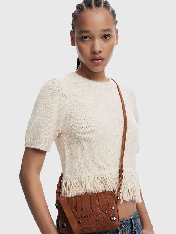 Medium embroidered convertible wallet - 2