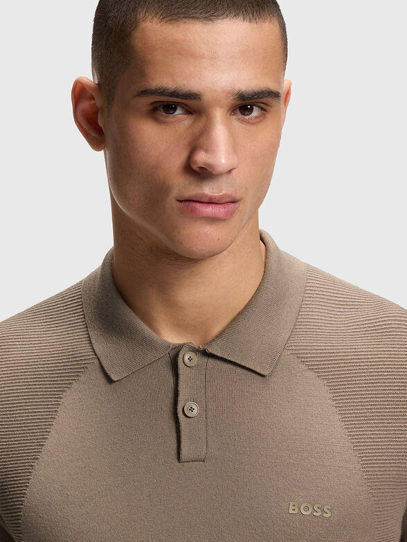Black polo shirt - 4