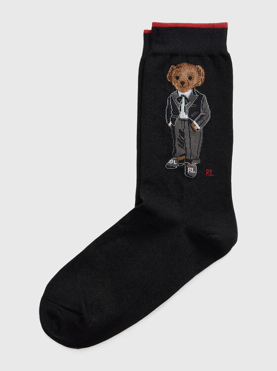 Socks with Polo Bear embroidery - 1