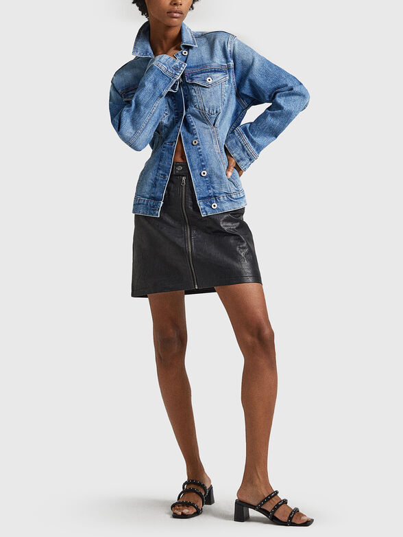 FREYA slim fit denim jacket - 2