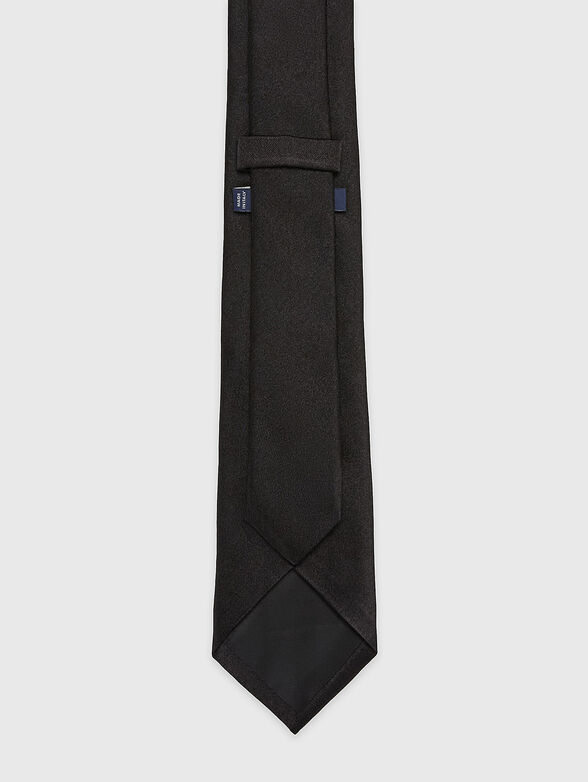 Black silk tie - 2