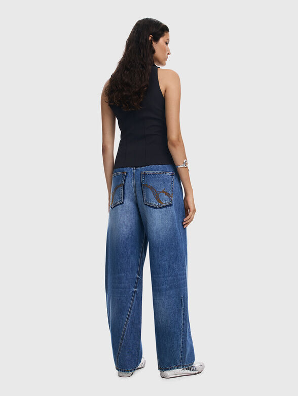 DENI jeans with wide legs - 2