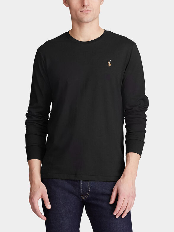 Cotton blouse with Pony logo - 4