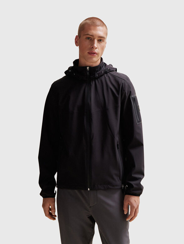 J_ETHEREUM black hooded jacket - 1
