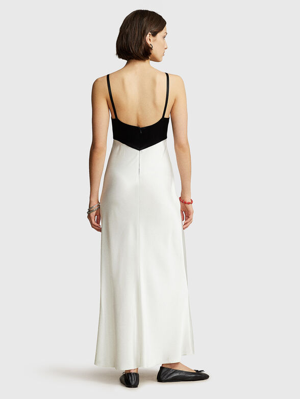 Satin dress with thin straps - 1