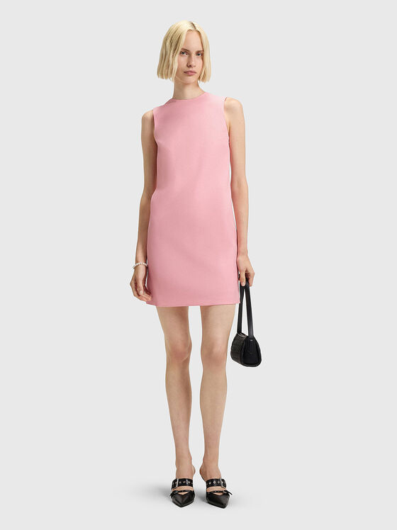 Мини рокля с акцентен гръб - 1