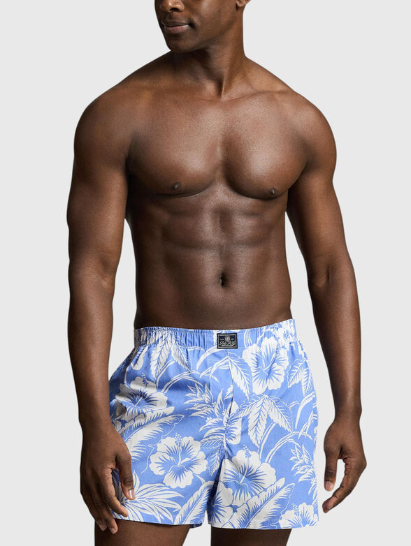 Set of three pairs of printed boxer shorts  - 5