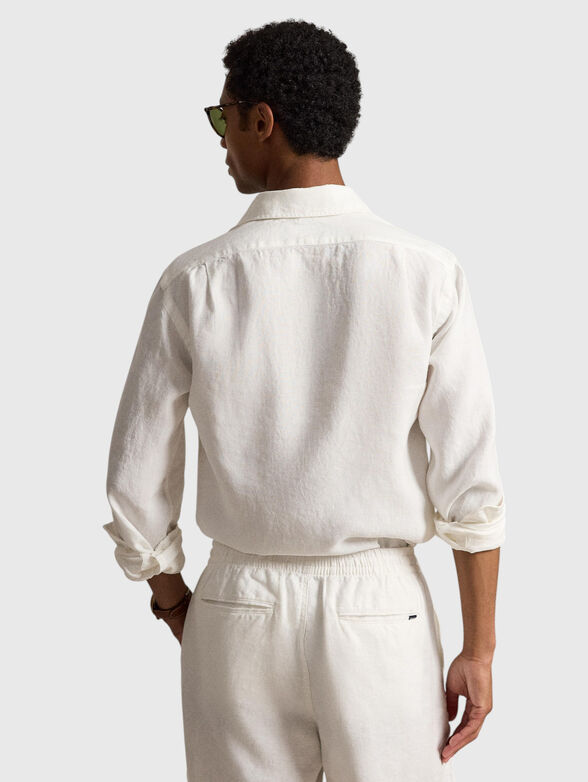 White linen shirt - 3